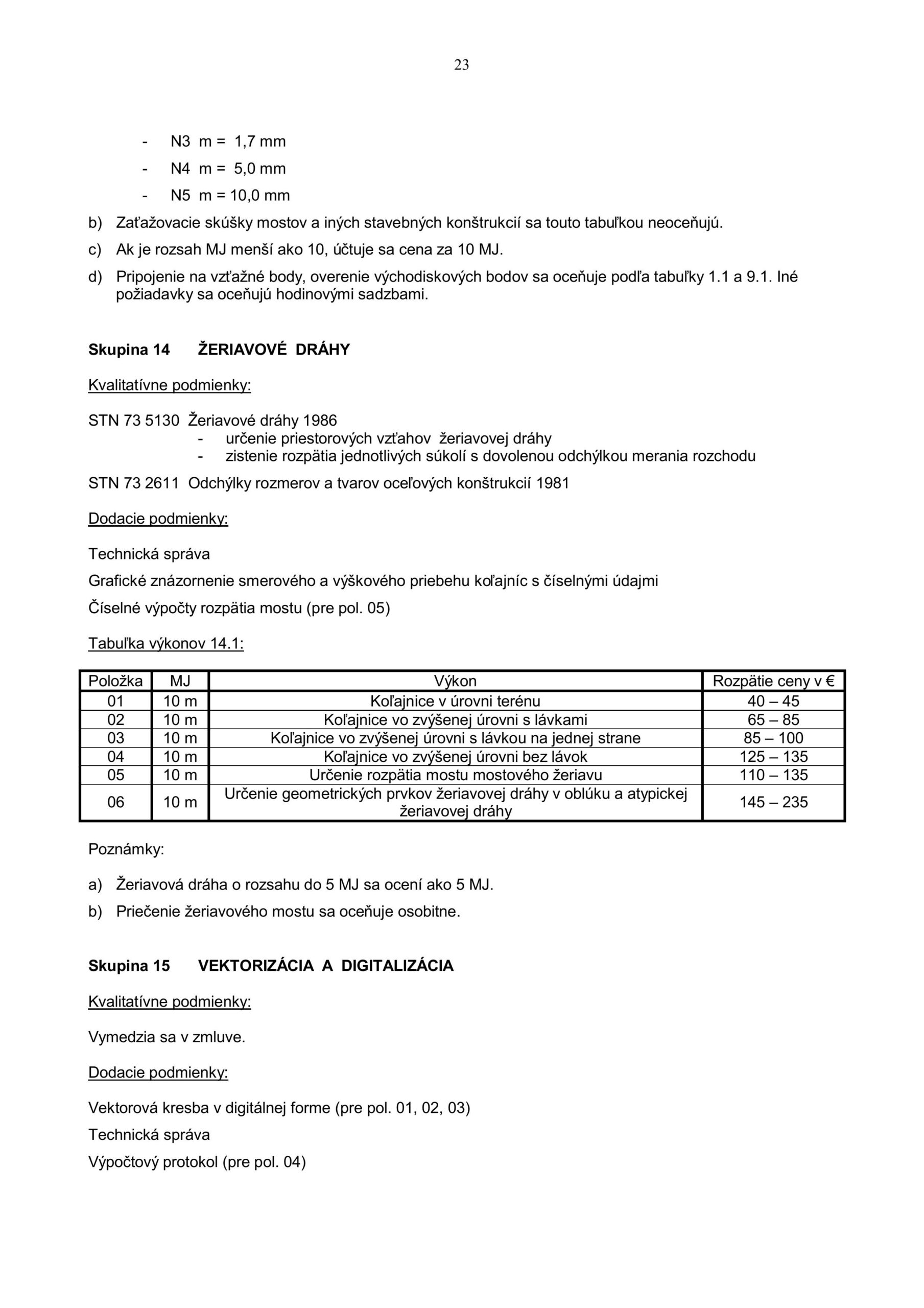 Geodetické a kartografické práce 97
