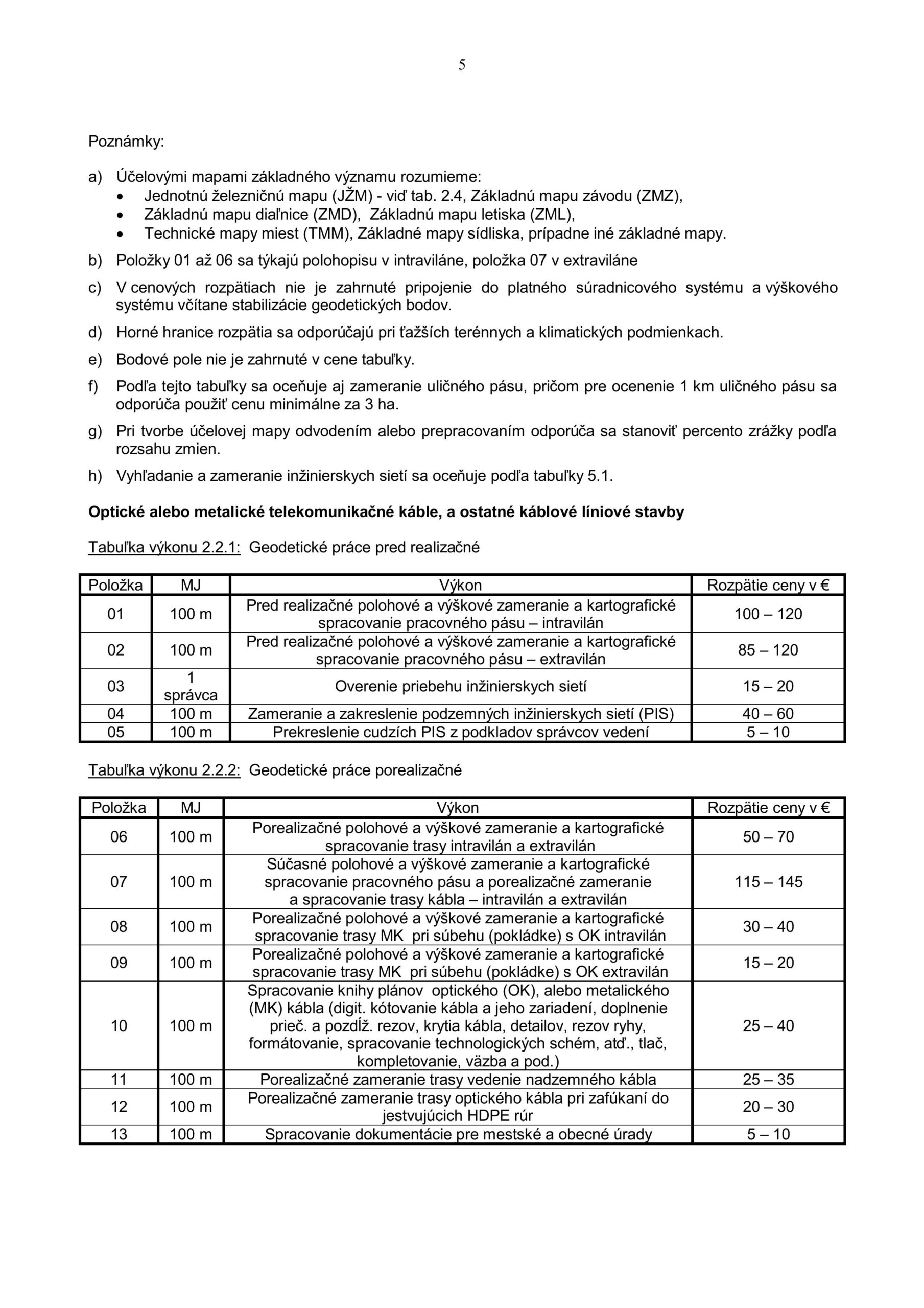 Geodetické a kartografické práce 61